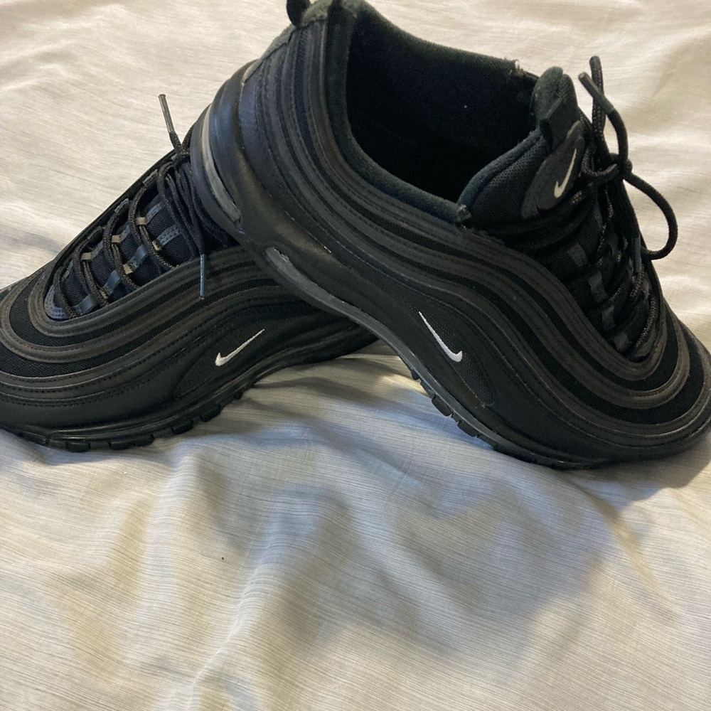 Nike Air Max 97 Mens Size 10.5 Triple Black Anthricite 921826-015
